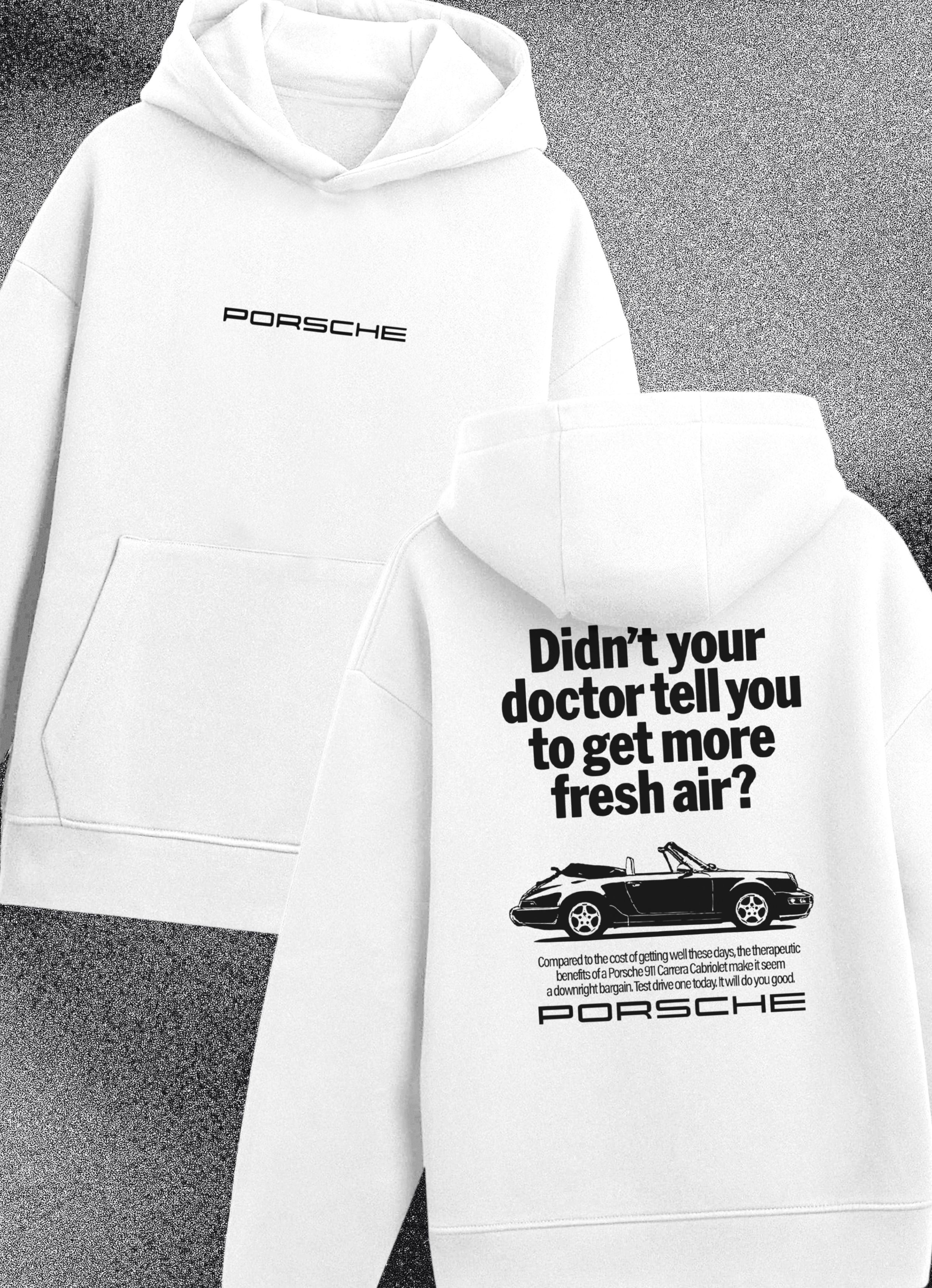 Doctor Porsche F&B White Hoodie