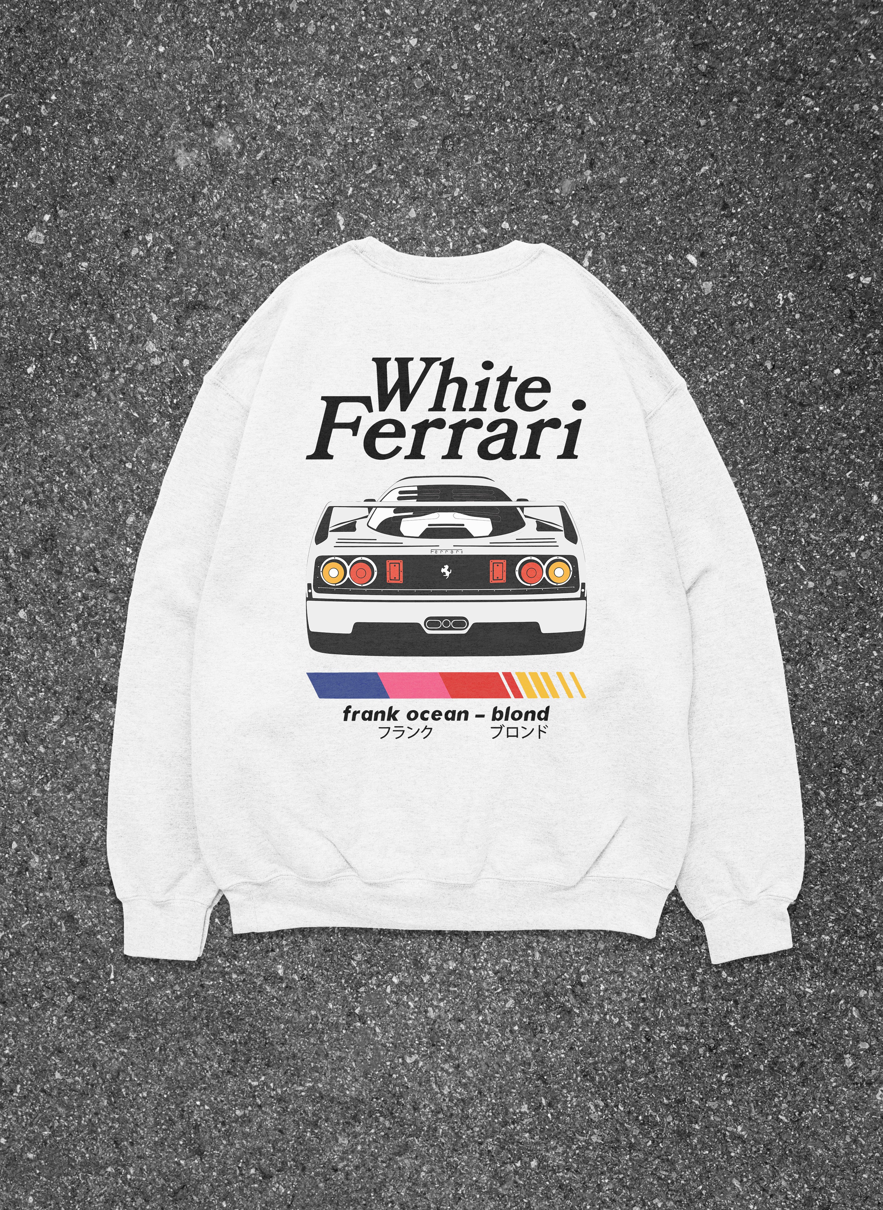 Blonde Ferrari F&B White Sweatshirt