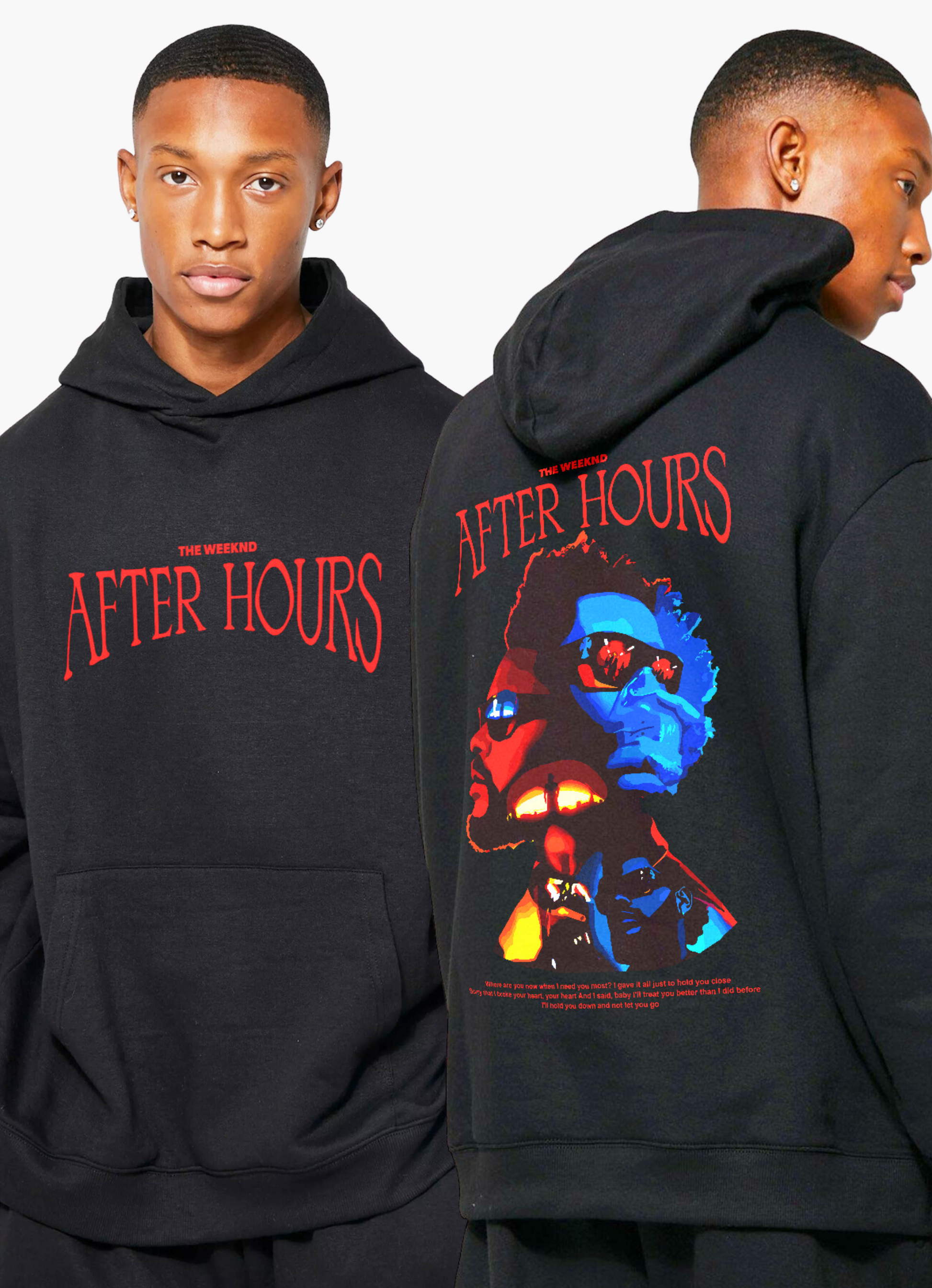 The Weeknd After Hours F&B Unisex Hoodie M