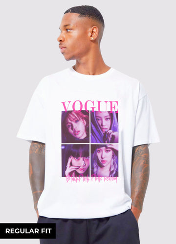 Blackpink Vogue Pink Venom Tshirt