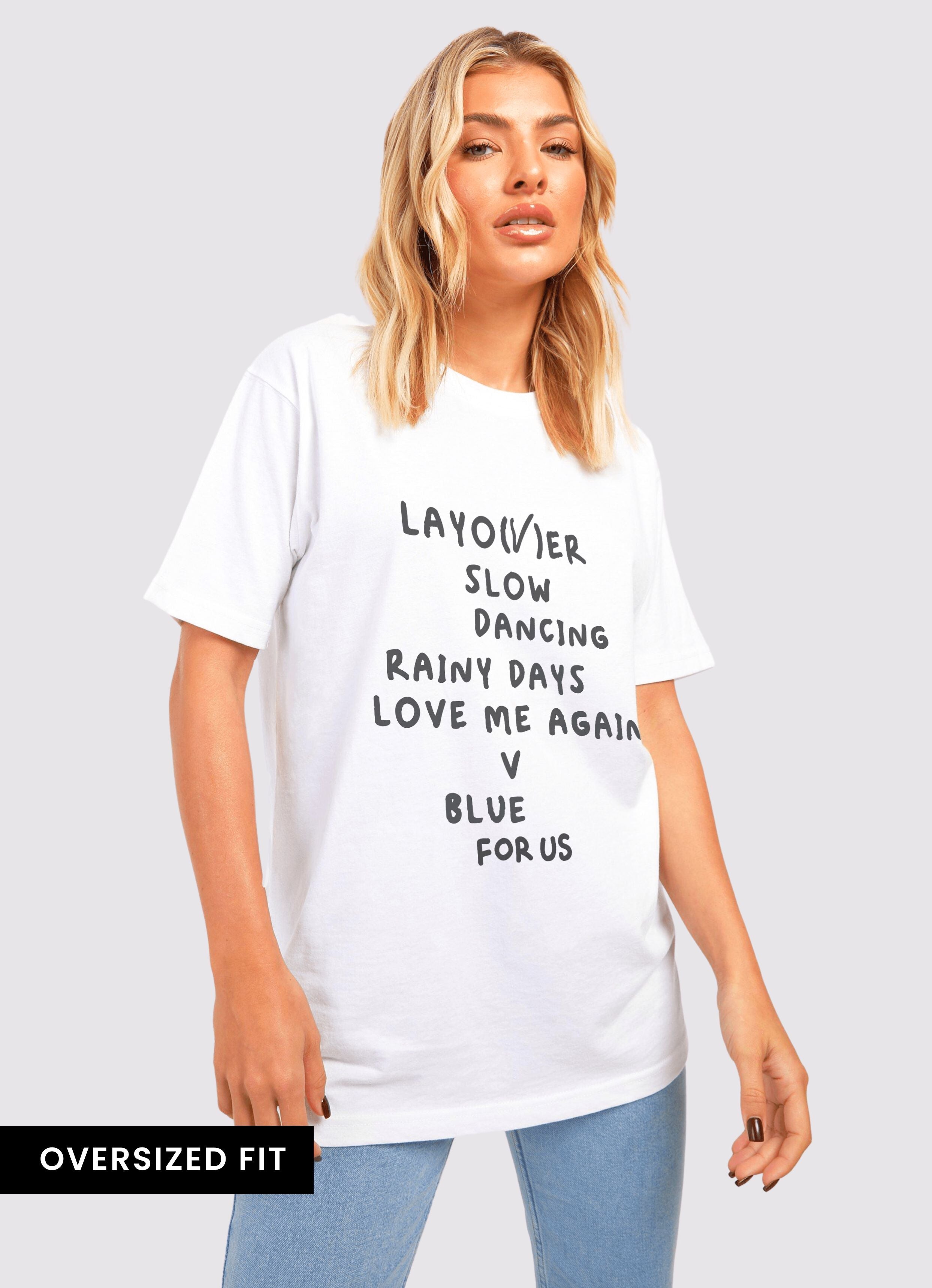 Layover Playlist Unisex Oversized T-Shirt