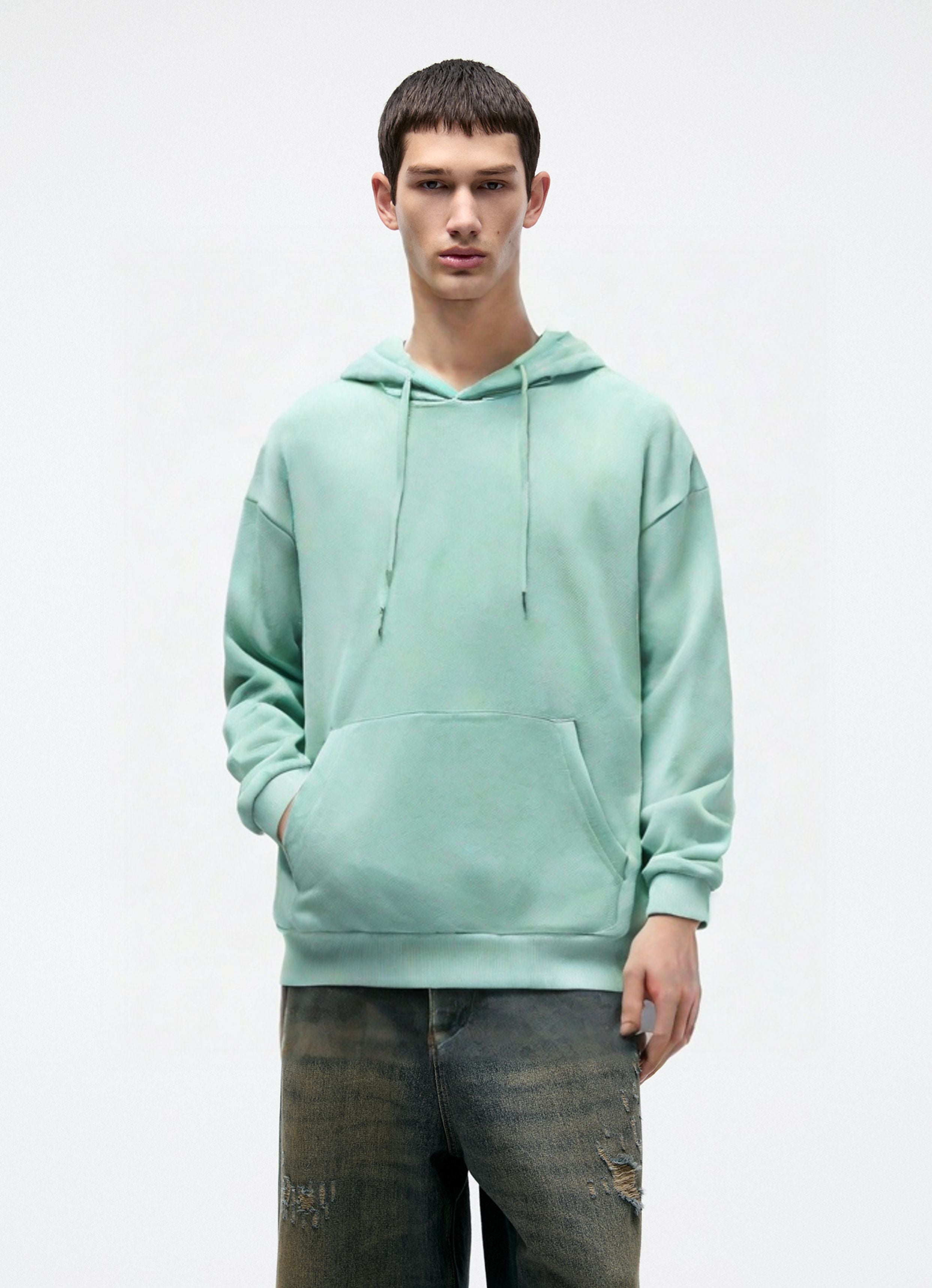 Basic Hoodie - Mint Green