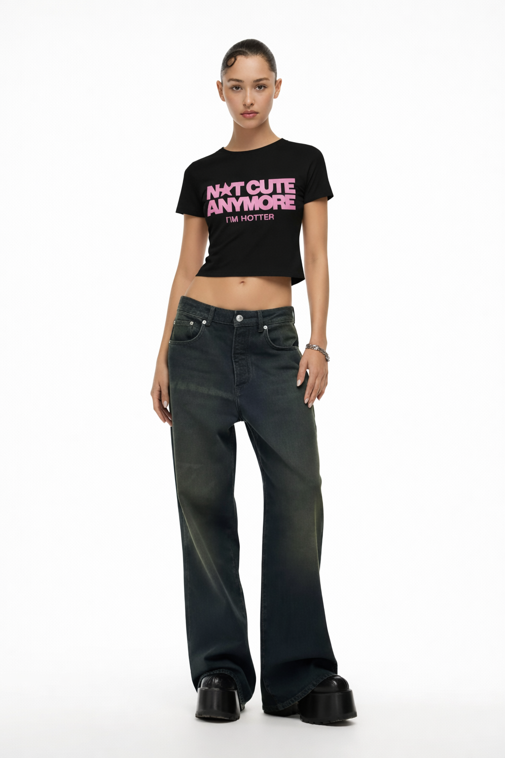 Not Cute Anymore Crop Top