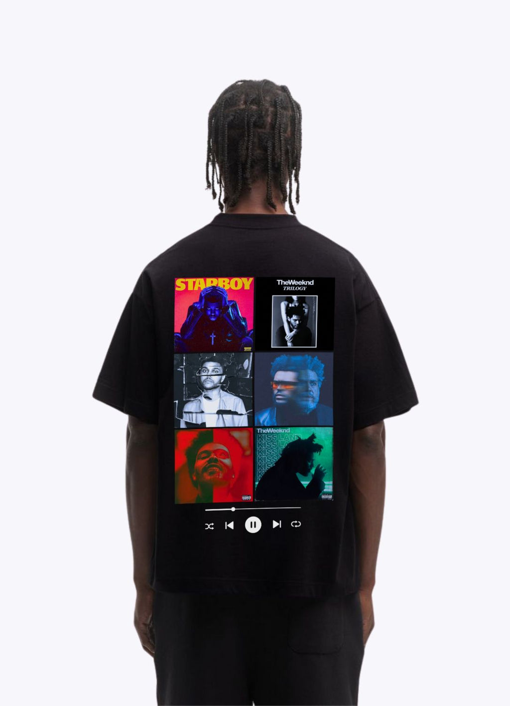 The Weeknd Playlist Oversized Tshirt