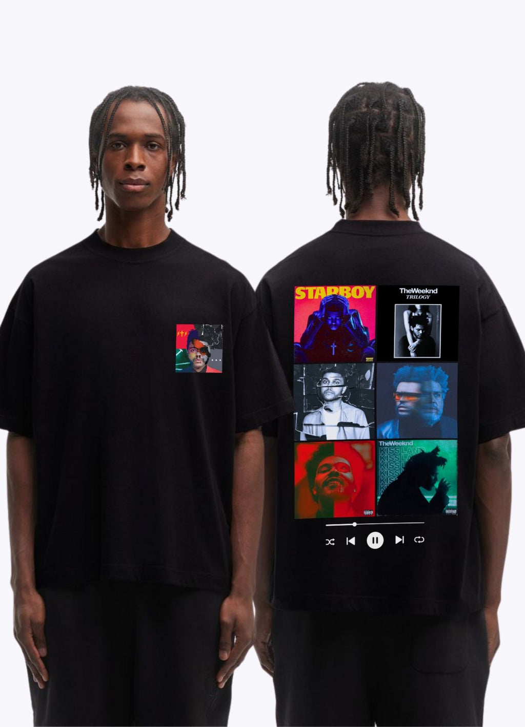 The Weeknd Playlist Oversized Tshirt