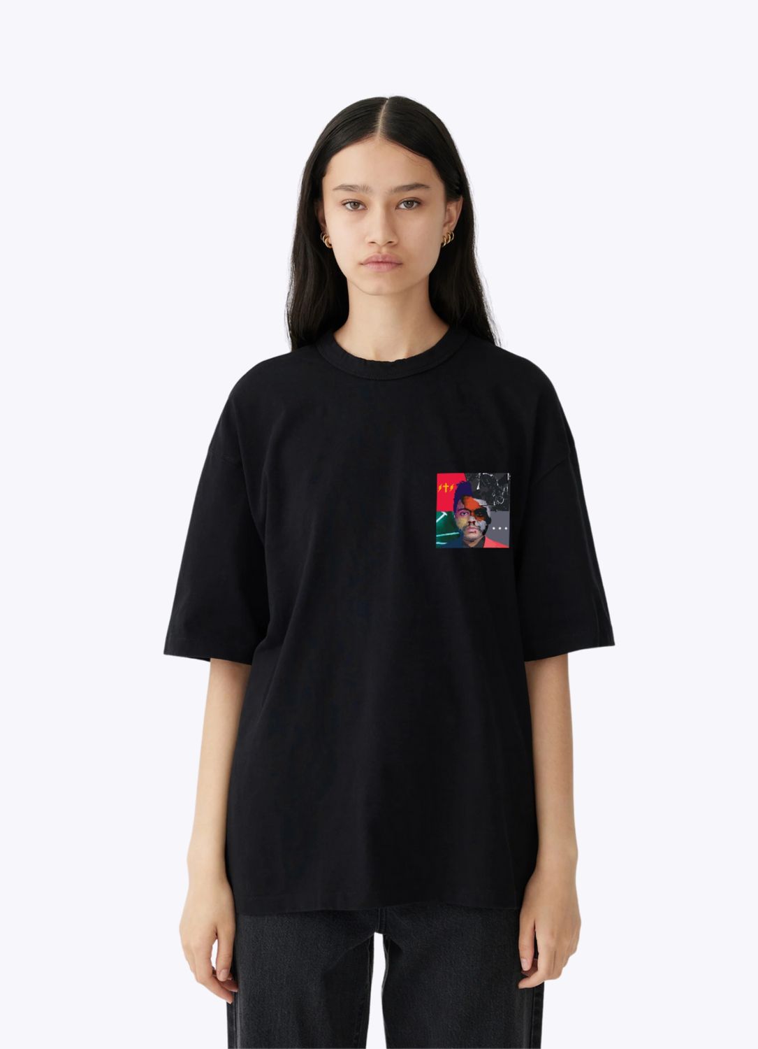 The Weeknd Playlist Oversized Tshirt