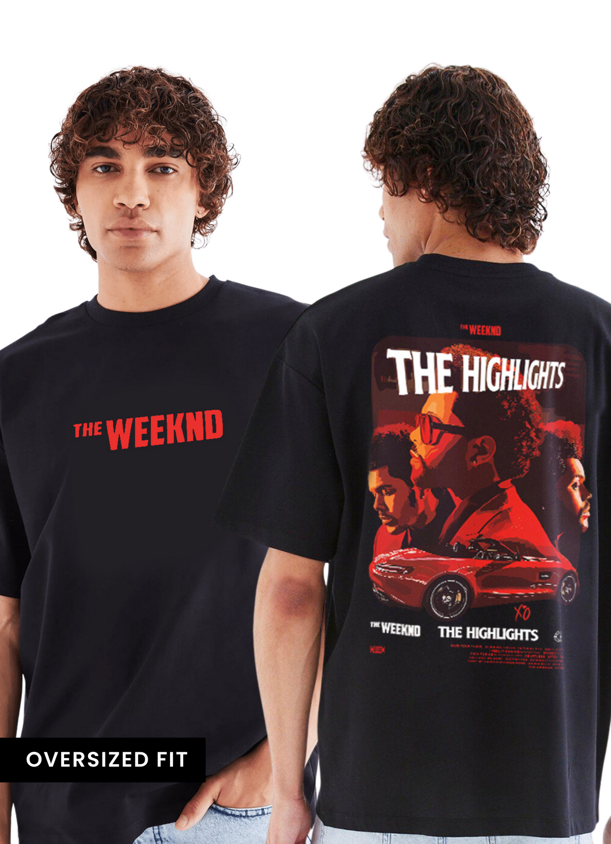 The Weeknd The Highlights F&B Oversized Tshirt