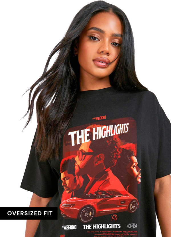 The Weeknd The Highlights Oversized Tshirt