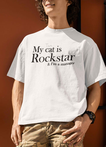 BTS Taehyung My Cat Is Rockstar Regular Tshirt | BFS