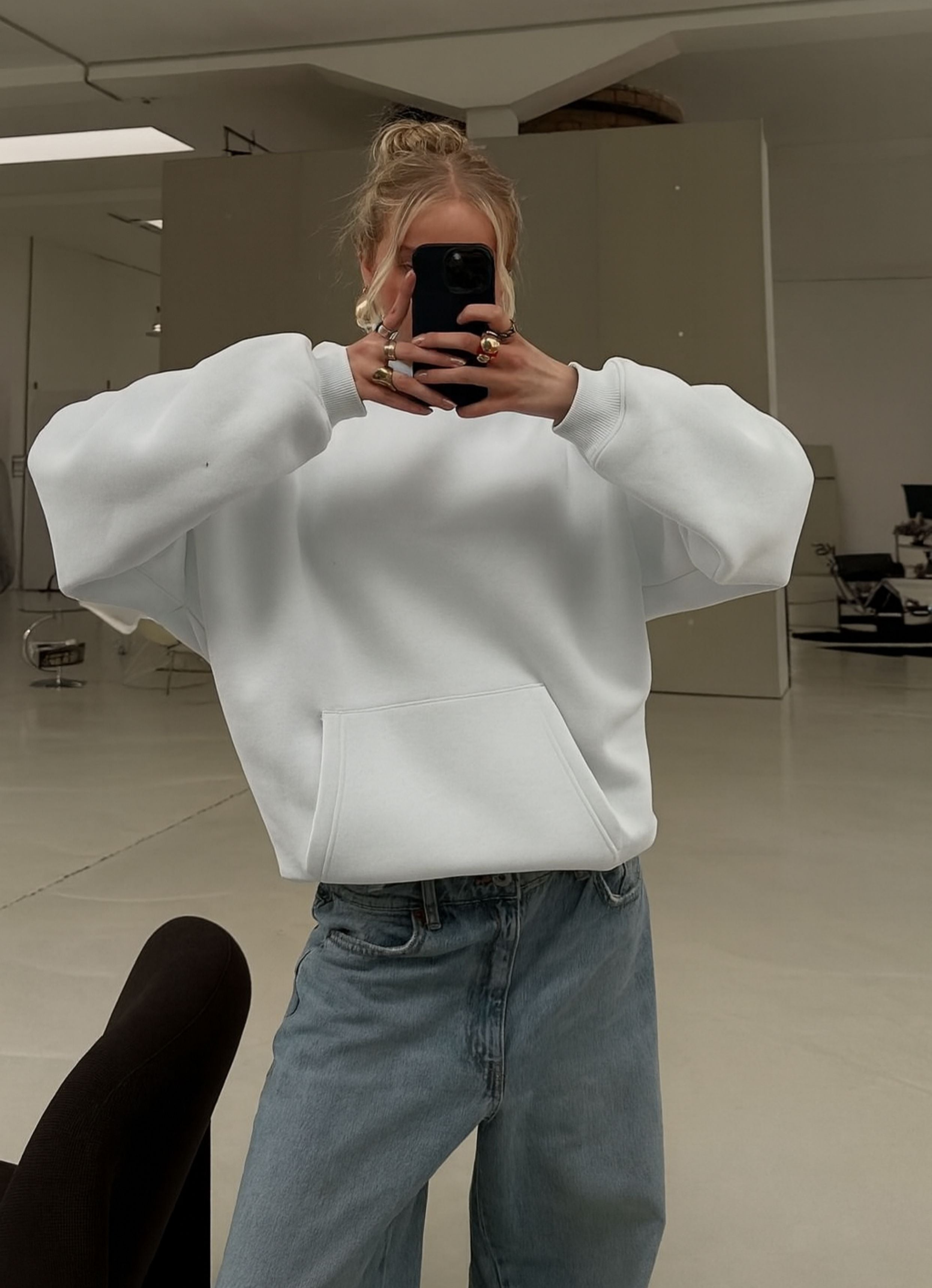 Basic Hoodie - White