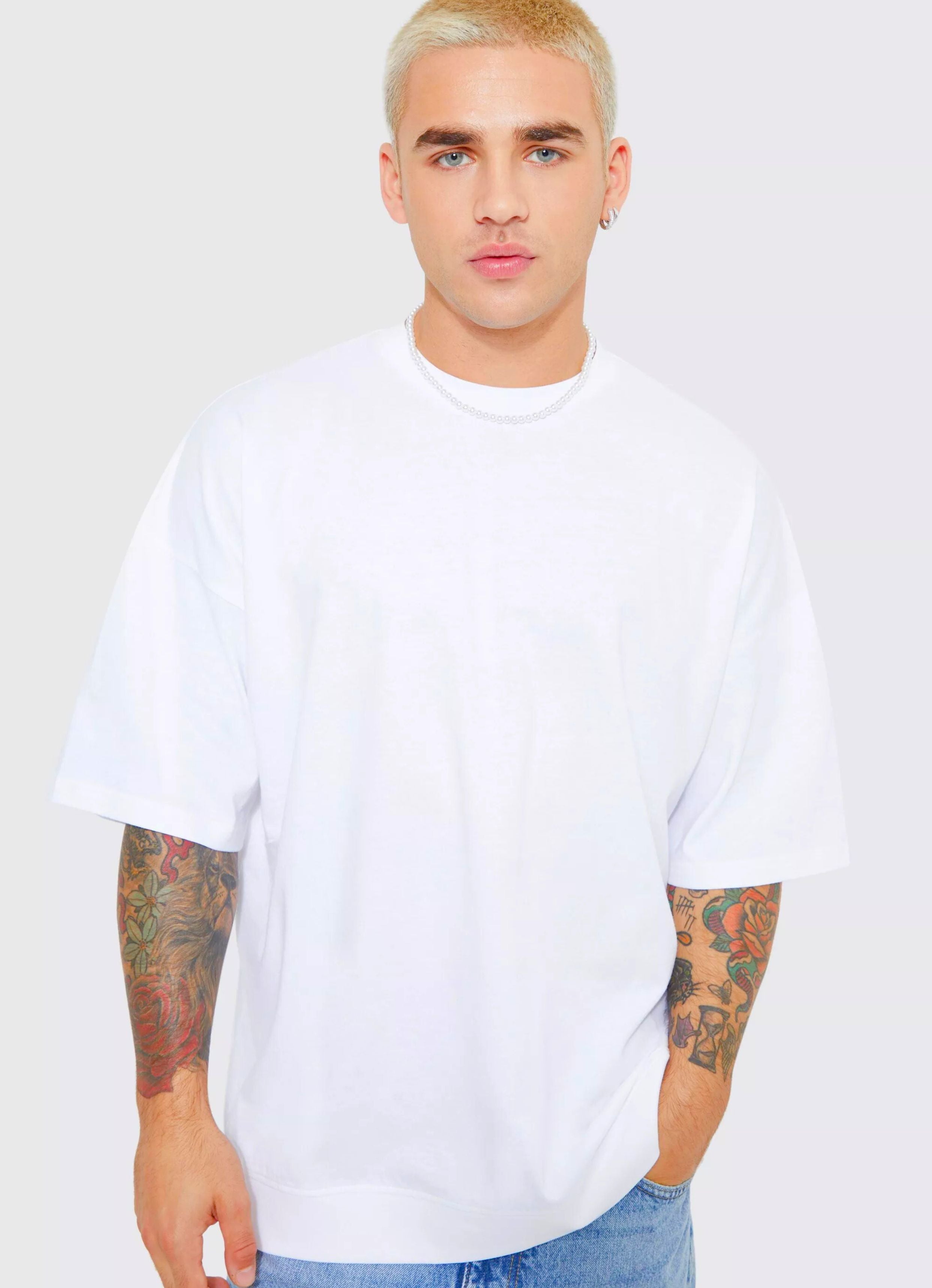 White Oversized Unisex T-shirt