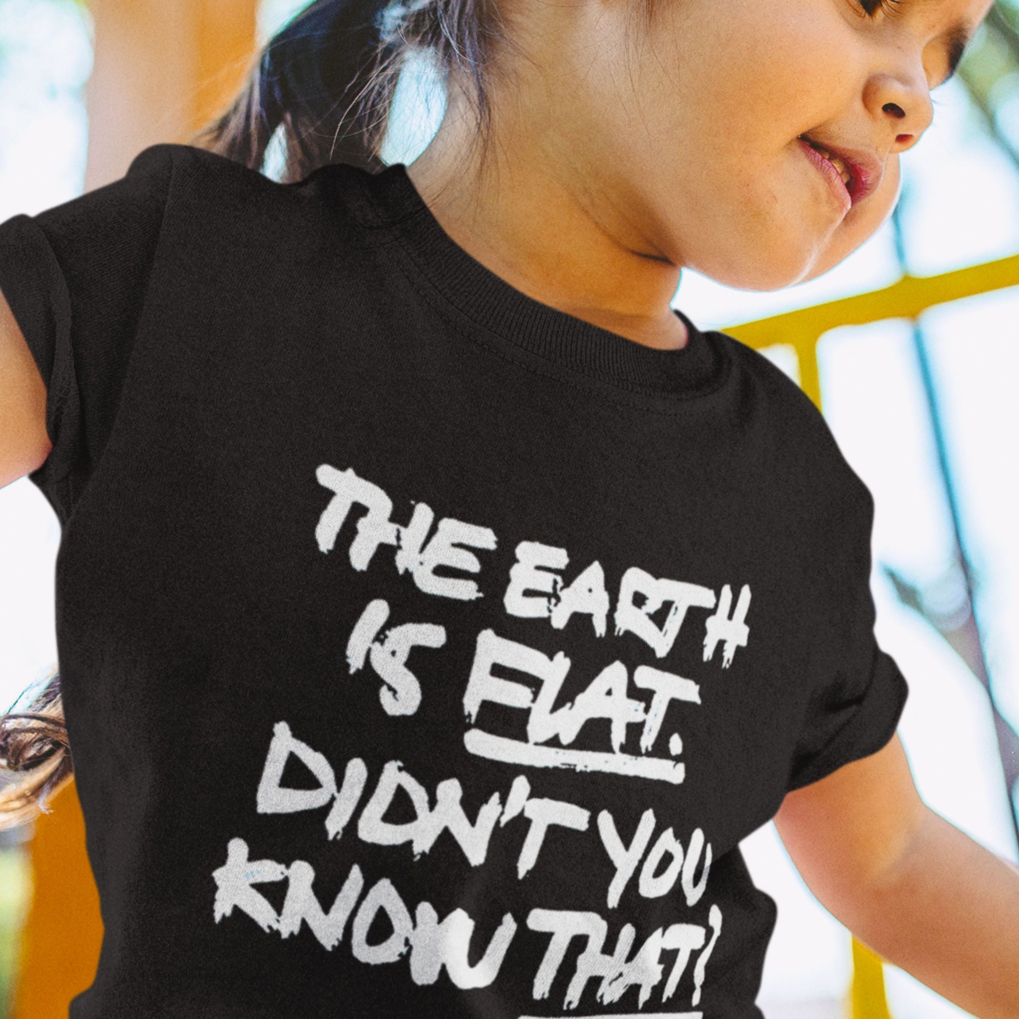 Suga The Earth Is Flat Unisex Kids T-shirt