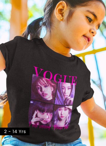 Blackpink Vogue Kids Unisex T-shirt