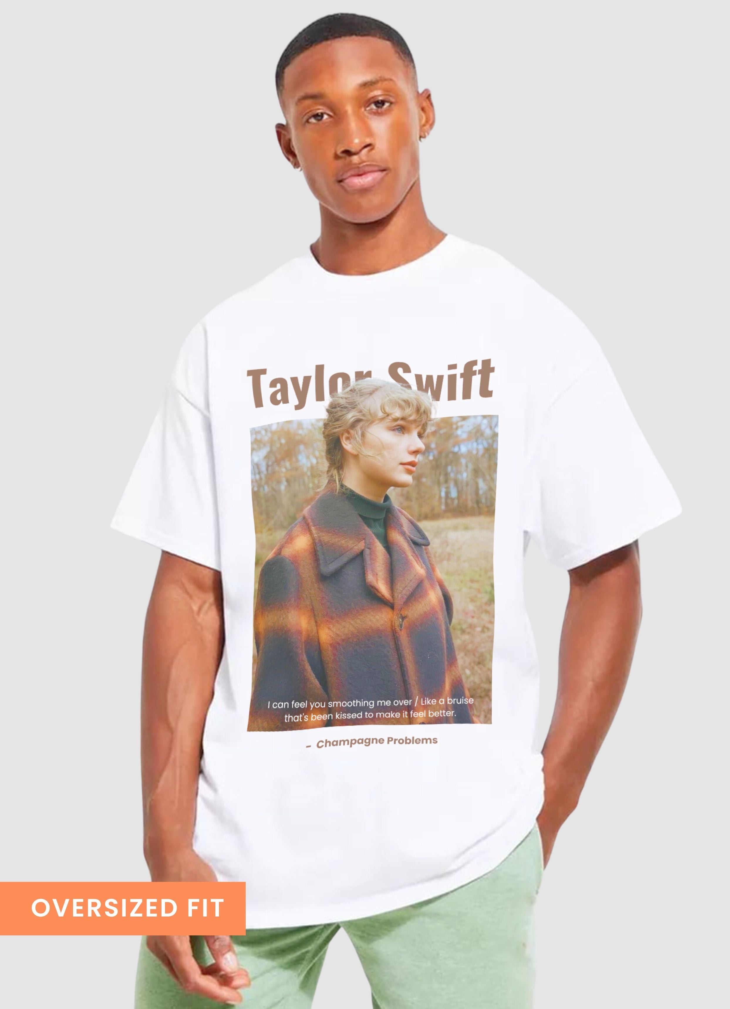 Taylor Swift Champagne Problems Oversized Unisex T-shirt | BFS
