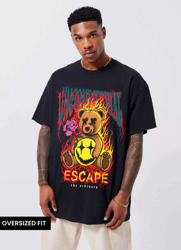 Bear Streetwear Oversized Unisex T-shirt #7