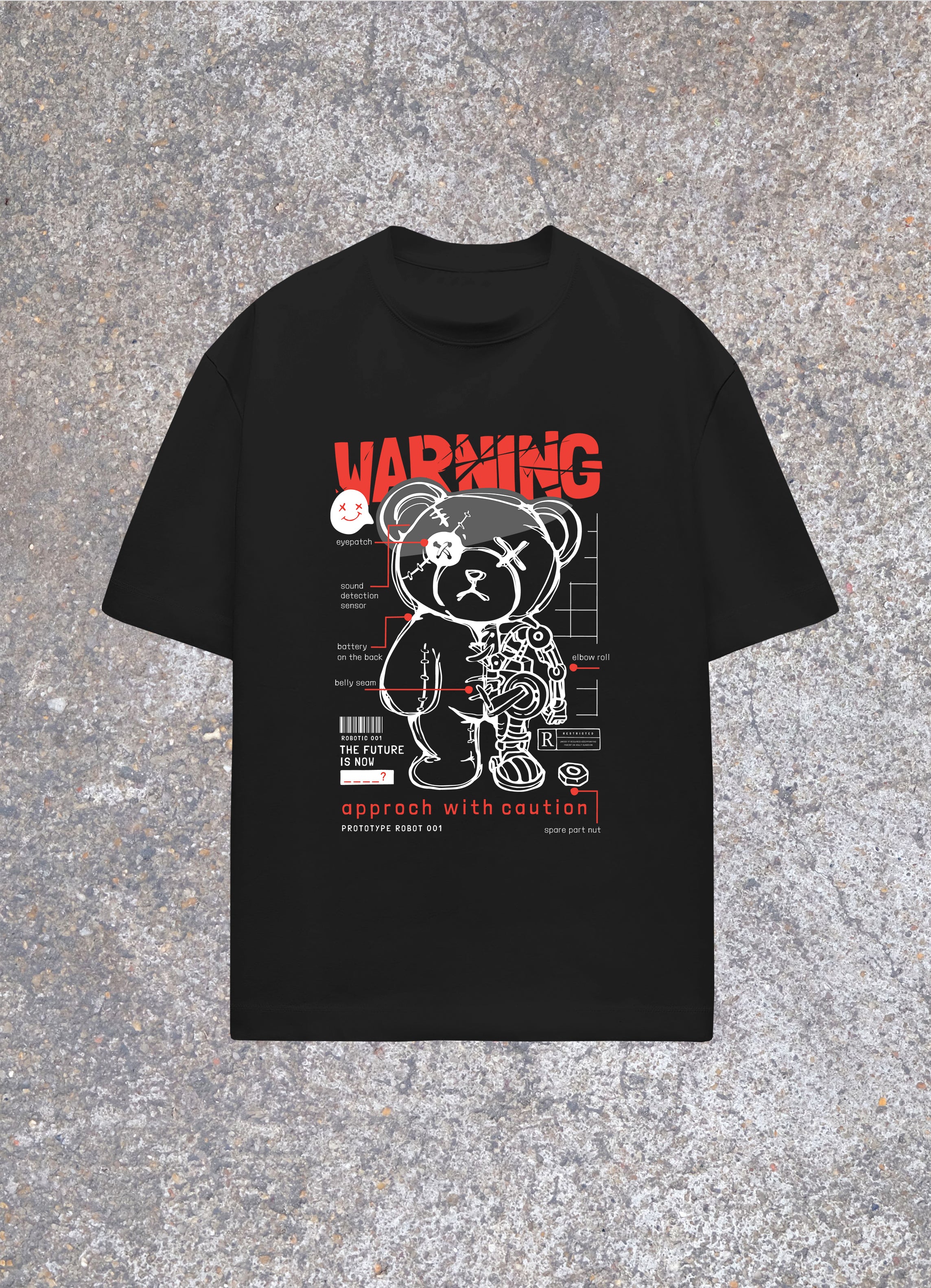 Bear Streetwear Oversized Unisex T-shirt  #10