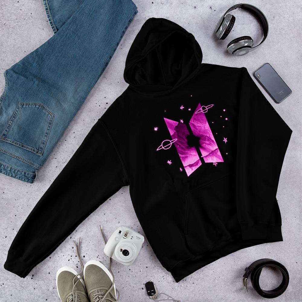 Pink store galaxy hoodie