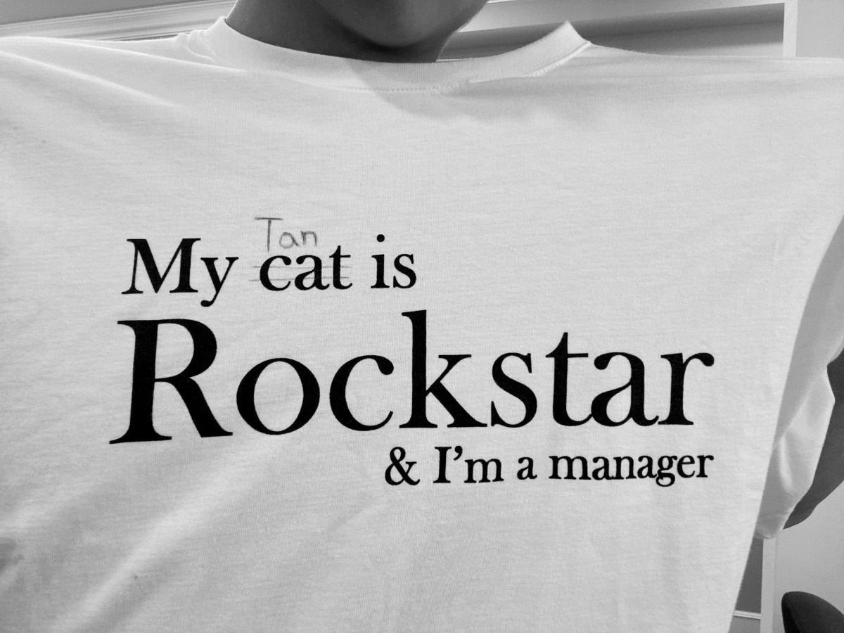 BTS Taehyung My Cat Is Rockstar T-shirt