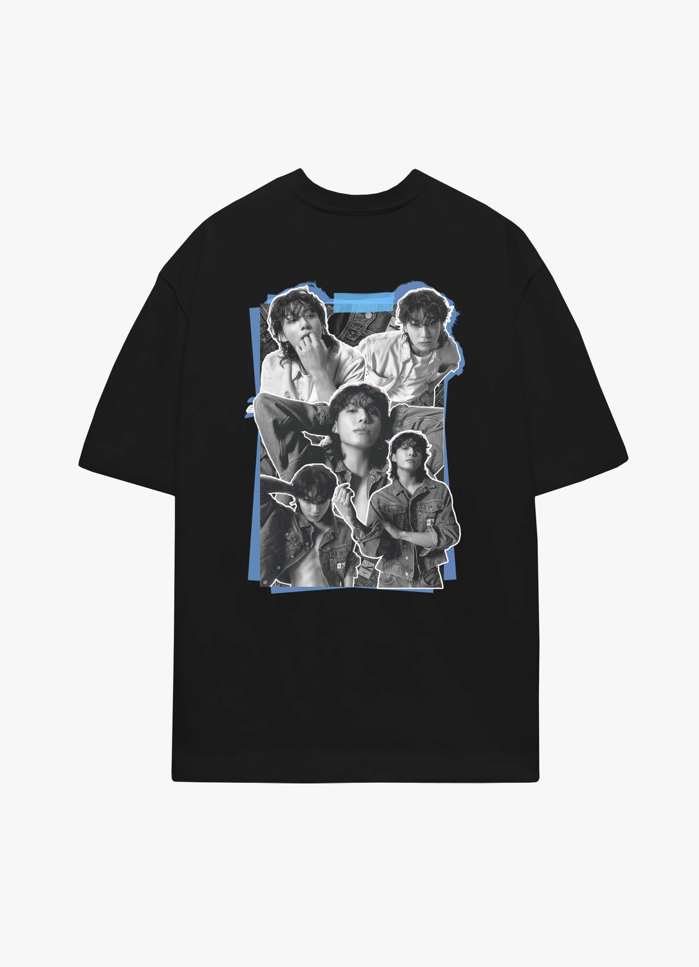 Jungkook Ck F&B Oversized Unisex T-Shirt | Sale