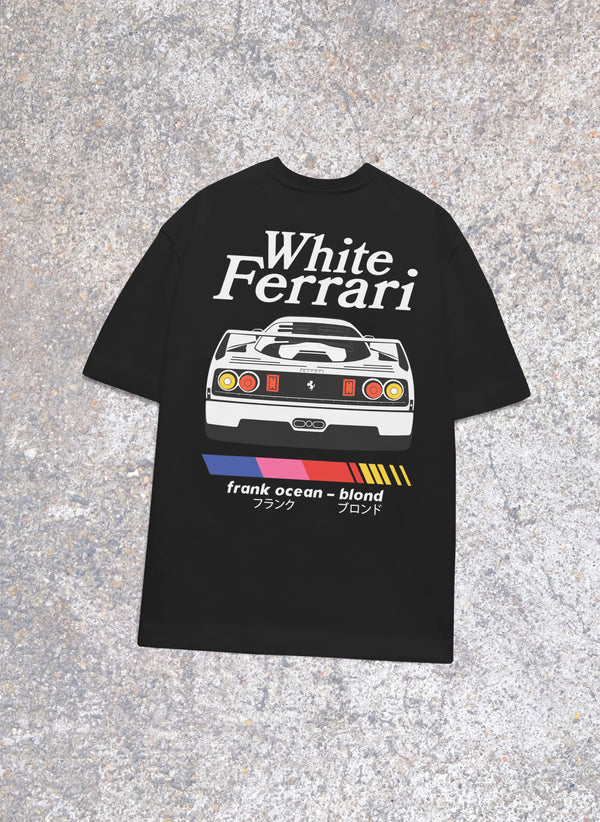 Blonde Ferrari Black Oversized Tshirt