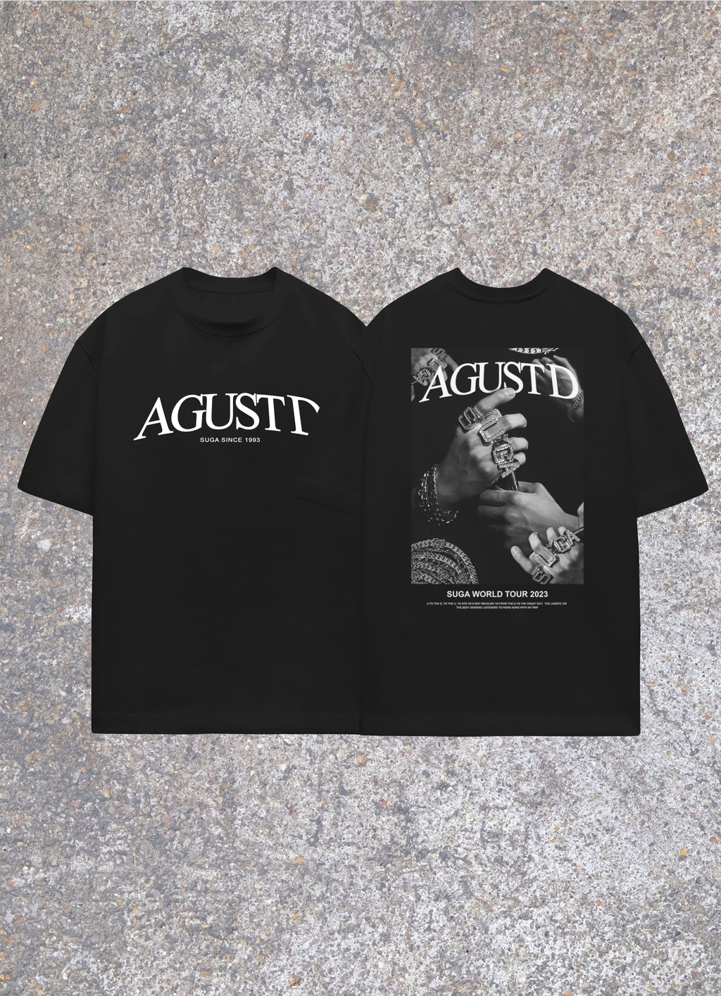 Agust-D Tour #2 Oversized T-shirt