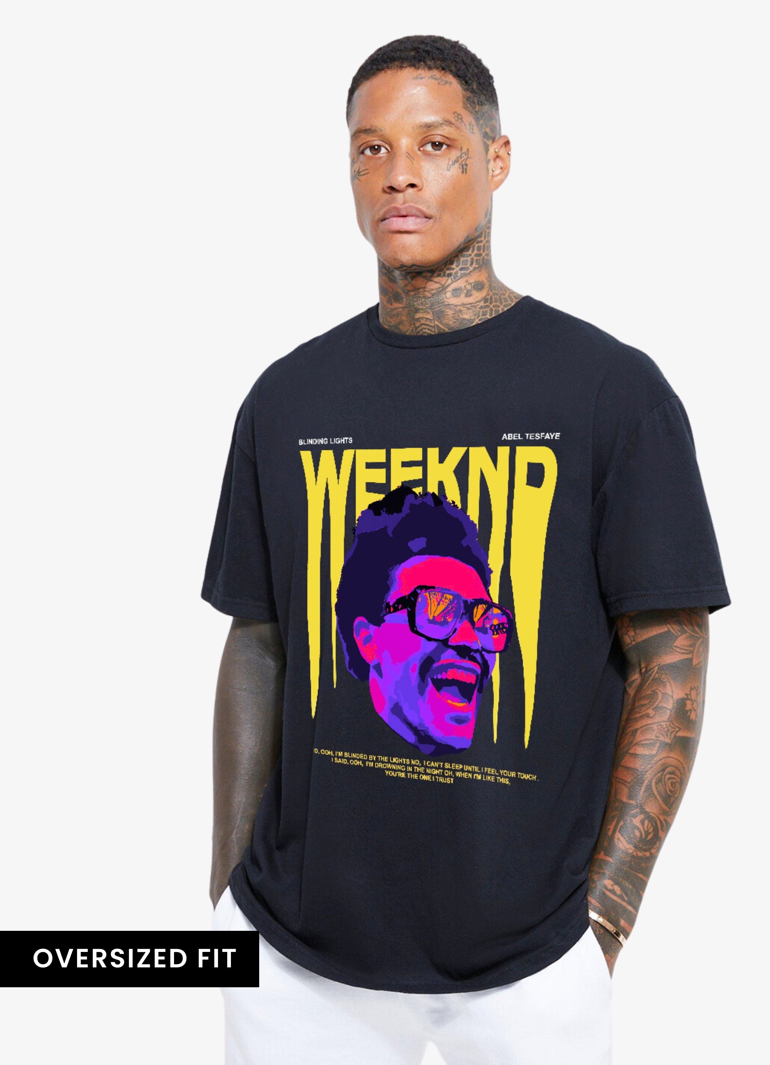 The Weeknd Front Oversized  Tshirt