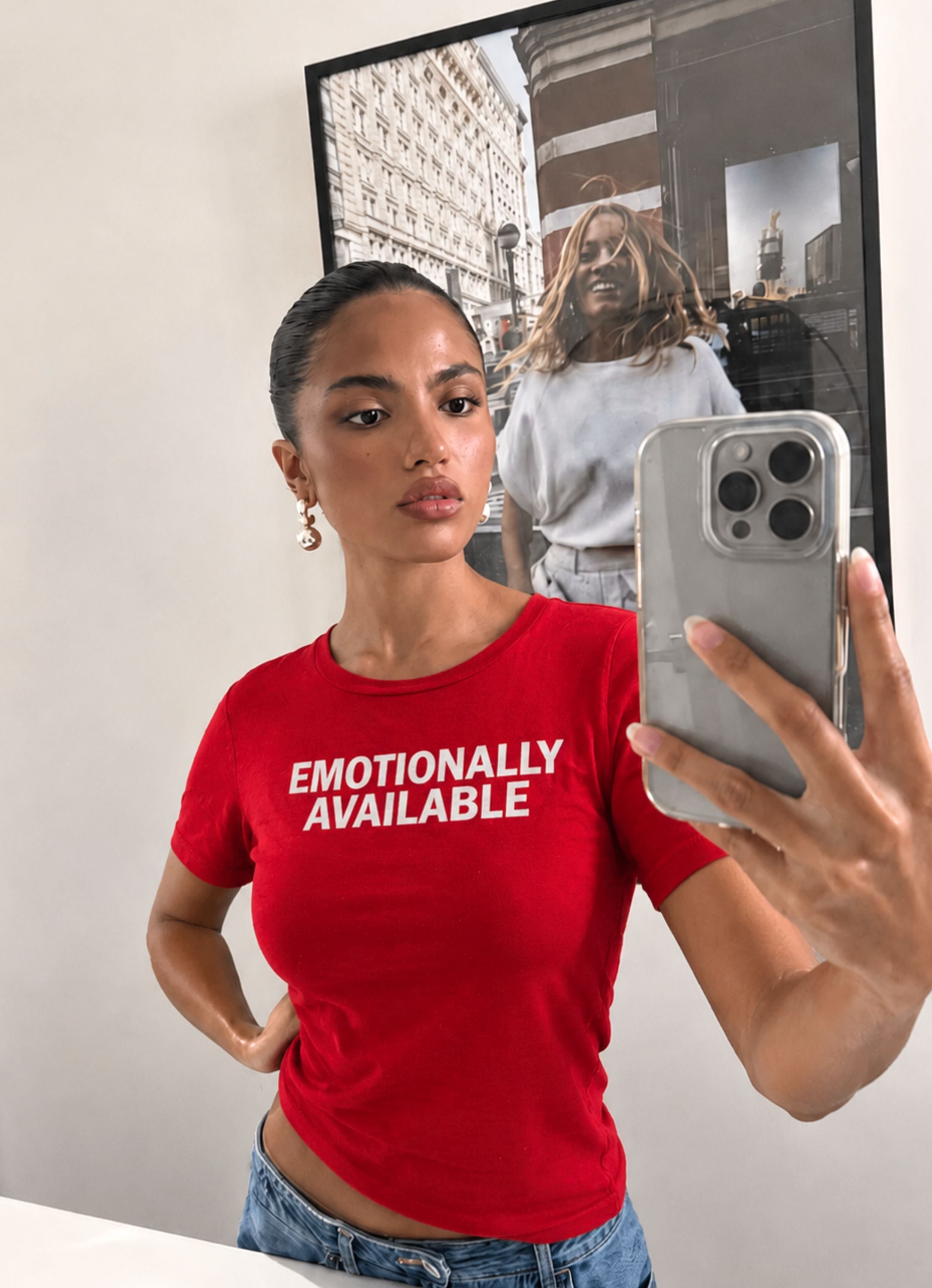 Emotionally Available Red Tshirt