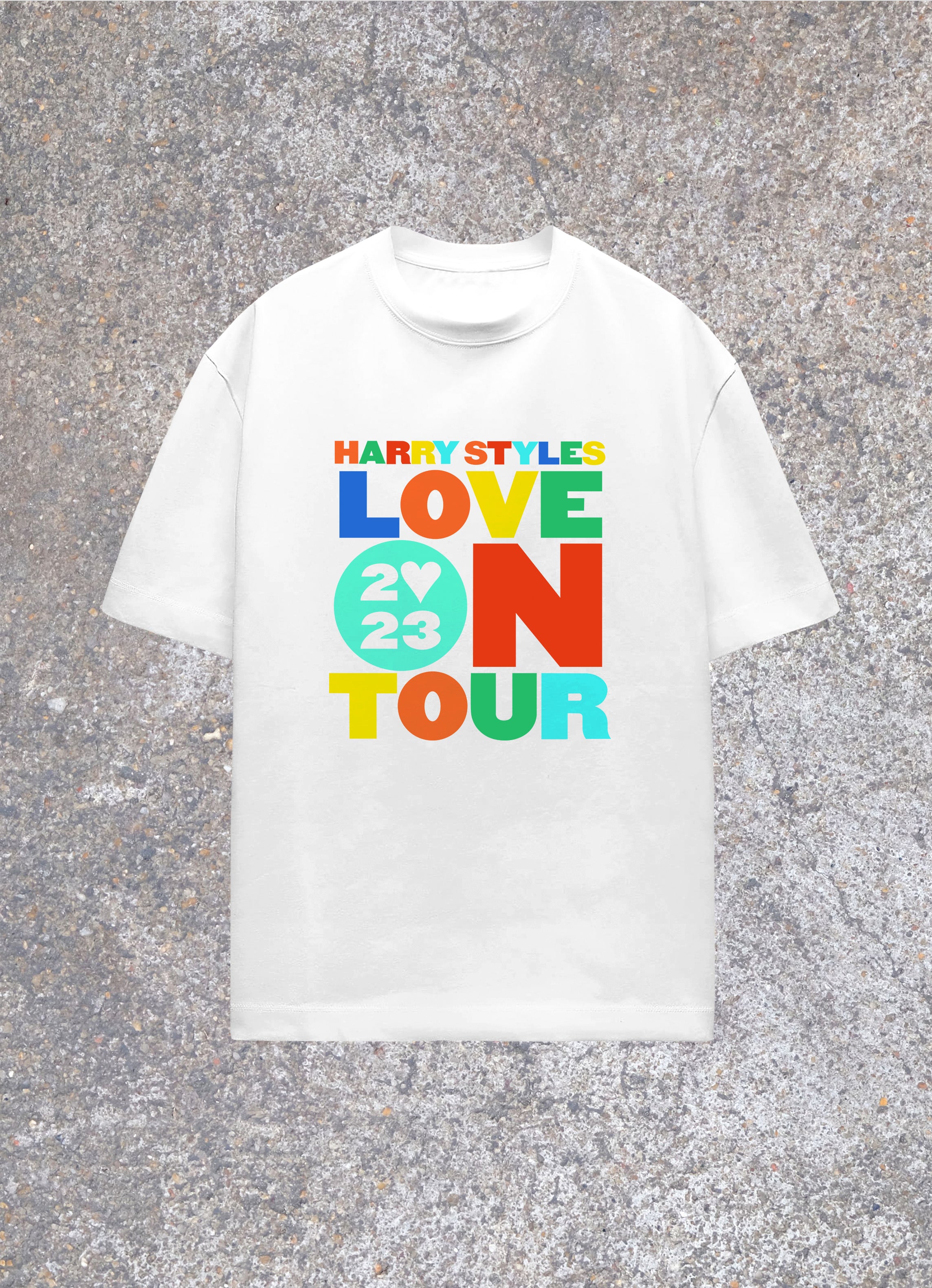 Harry Styles Tour Logo Oversized Tshirt