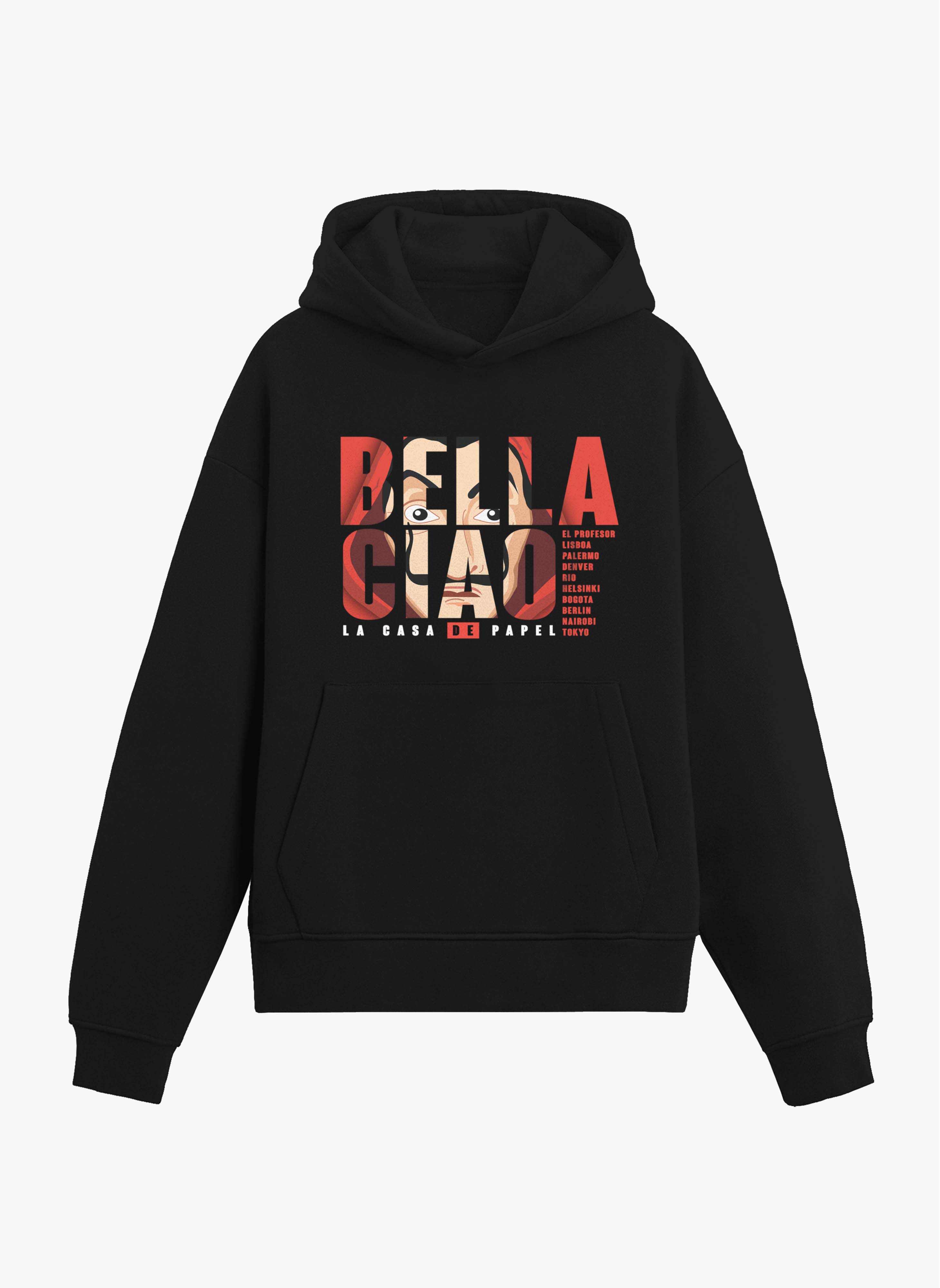 Money Heist Bella Ciao Black Unisex Hoodie