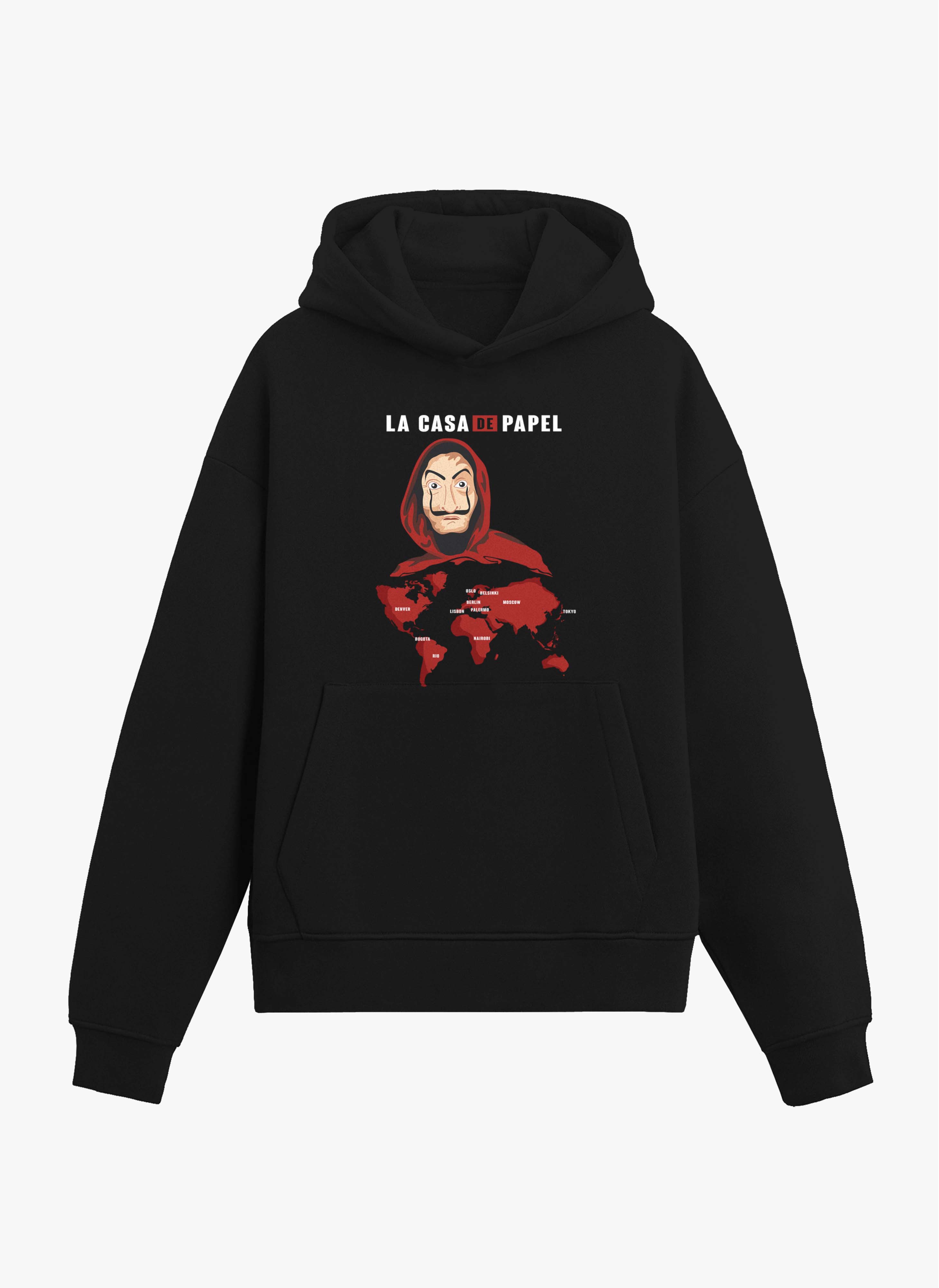 La Casa De Papel Map Unisex Hoodie | Sale