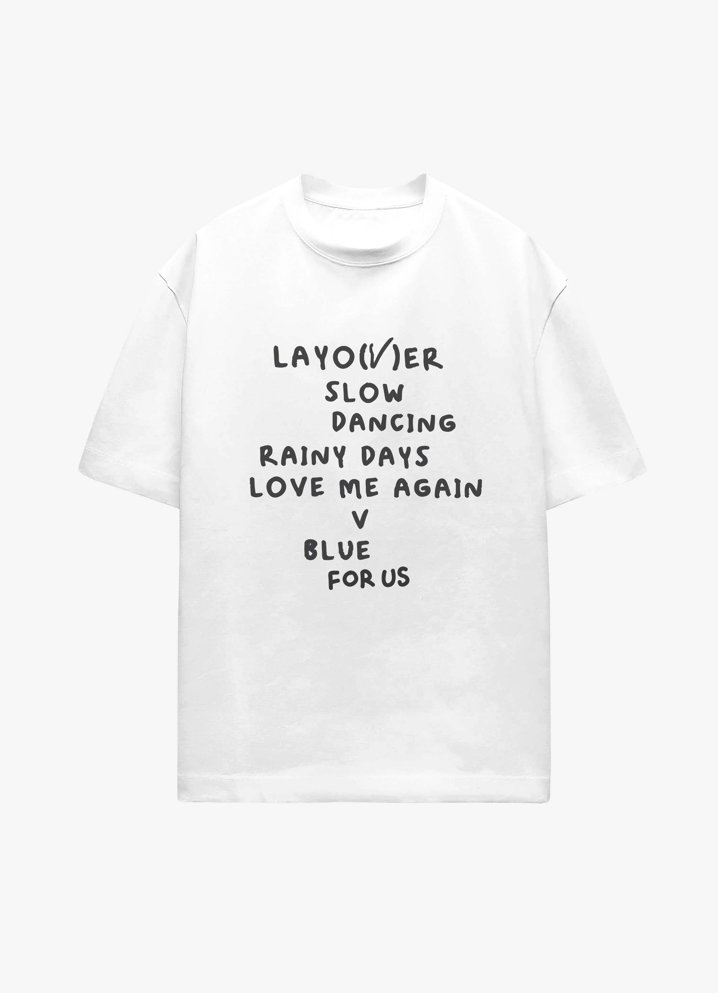 Layover Playlist Unisex Oversized T-Shirt | Sale