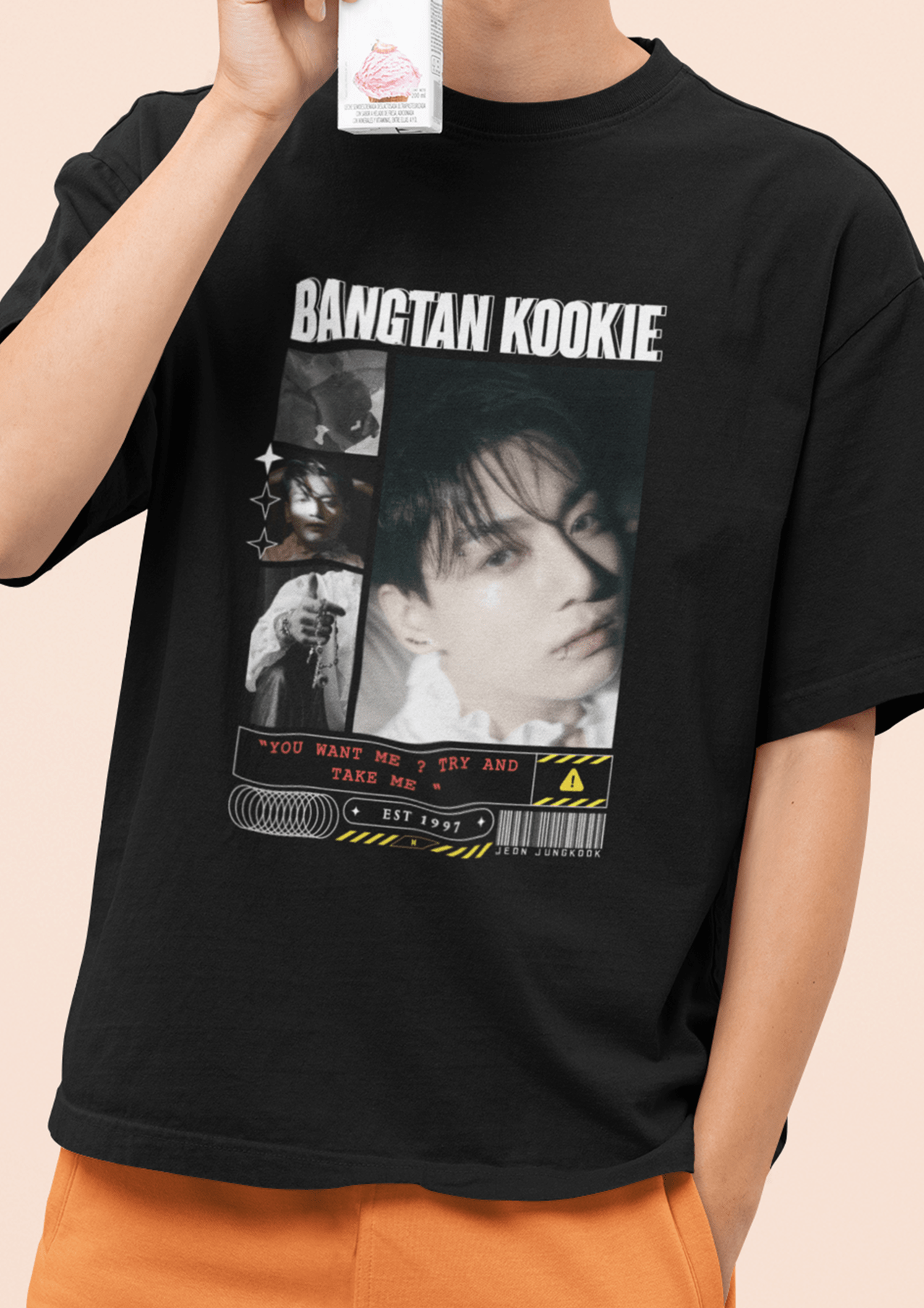 Bangtan Kookie Oversized Tshirt