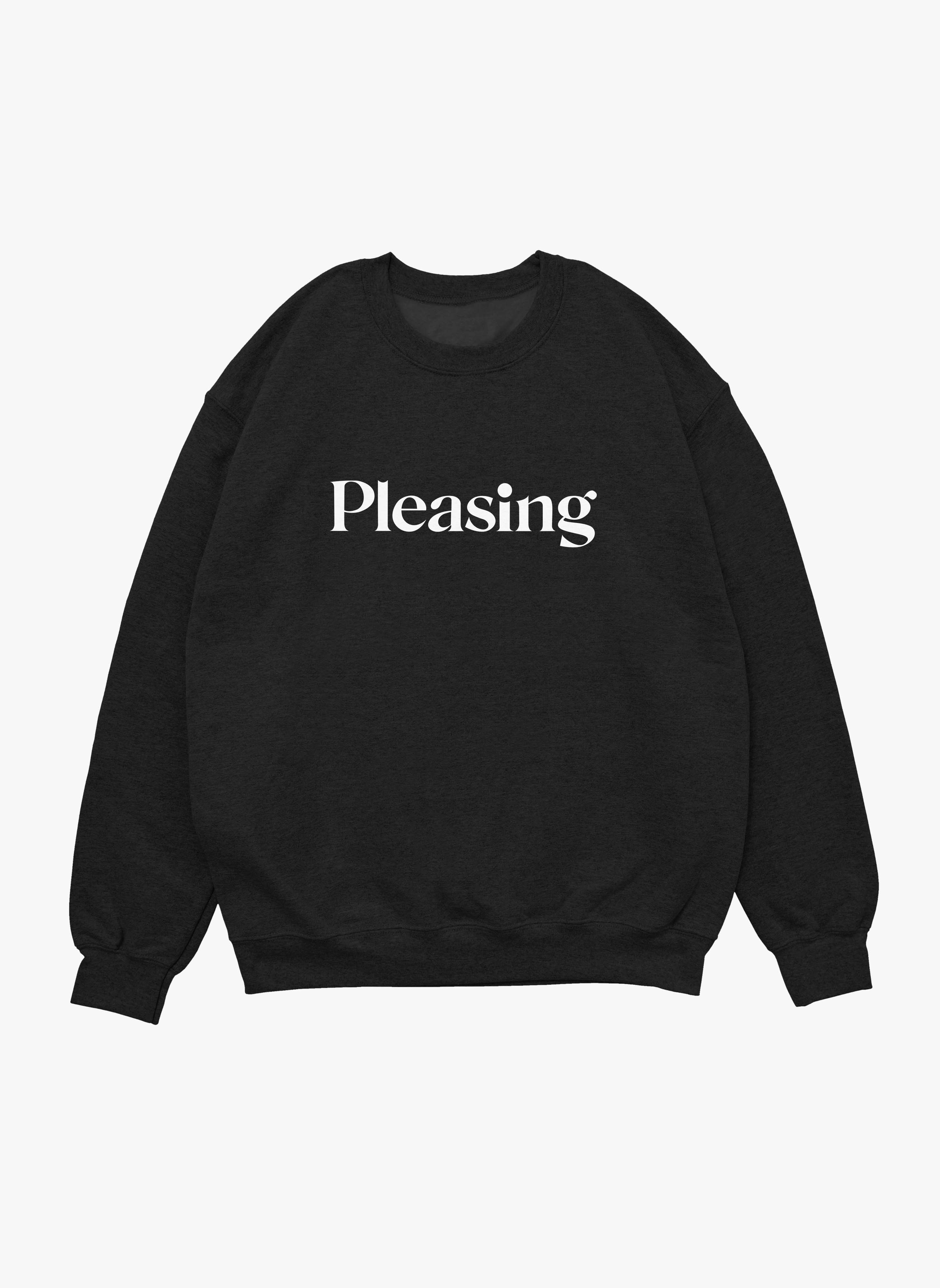 Harrys Styles Pleasing Black Unisex Sweatshirt | Sale