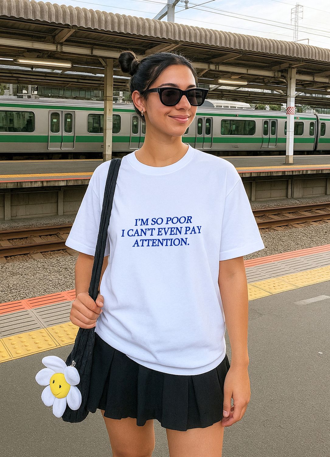 I'm So Poor I Can't Even...B Oversized T-shirt