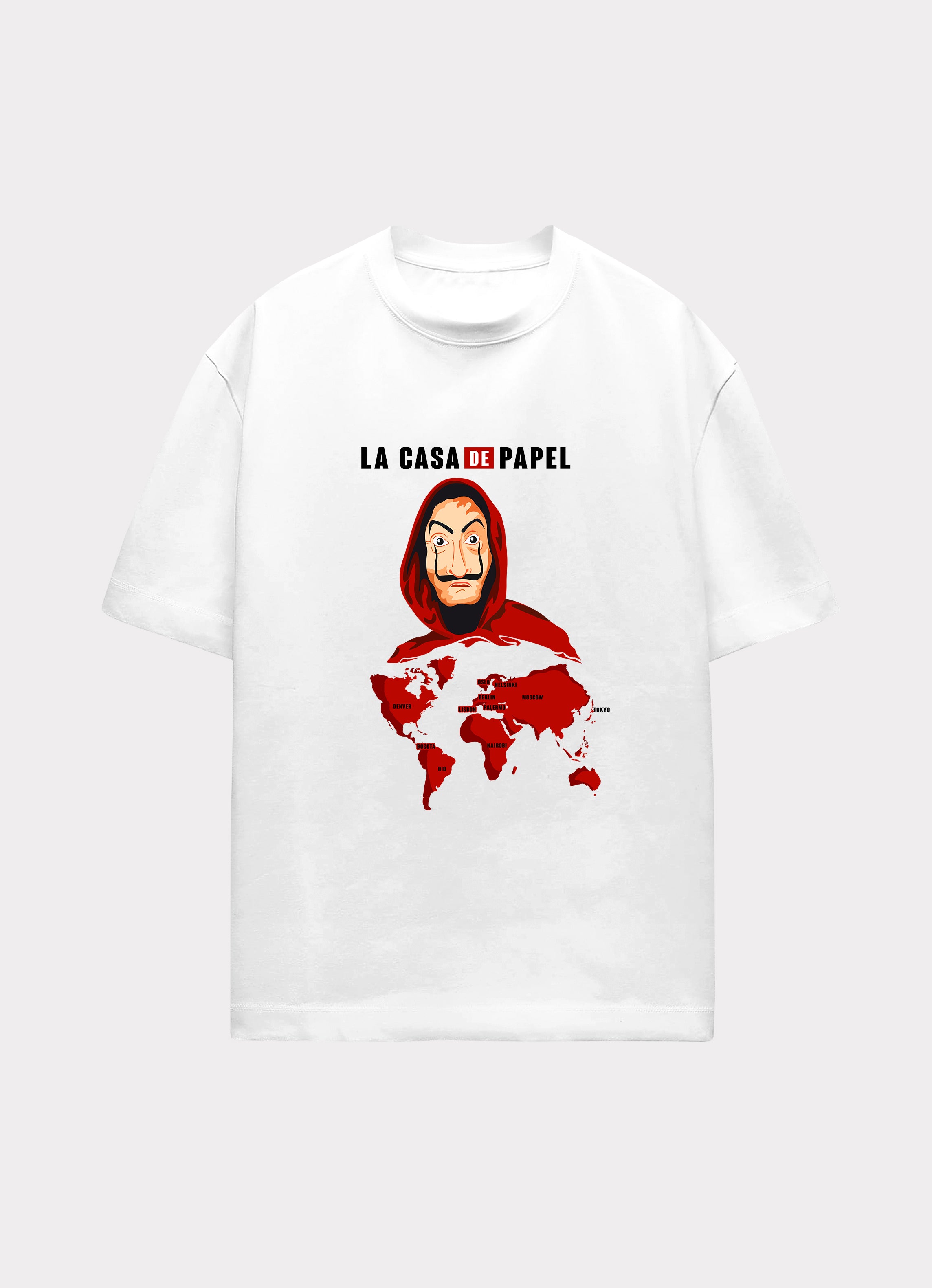 La Casa De Papel Map Women Tshirt