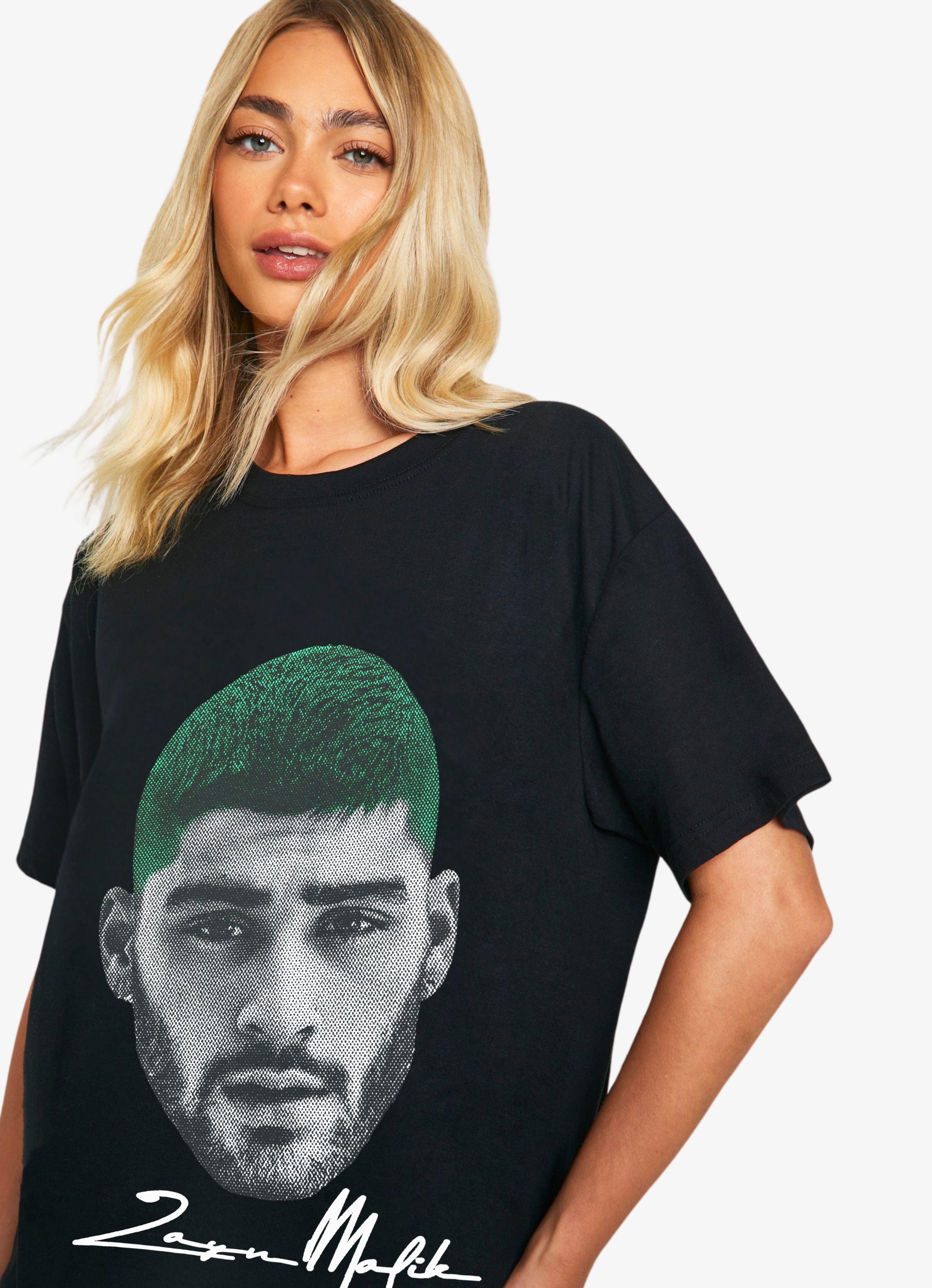 Zayn Thug Black Oversized Tshirt