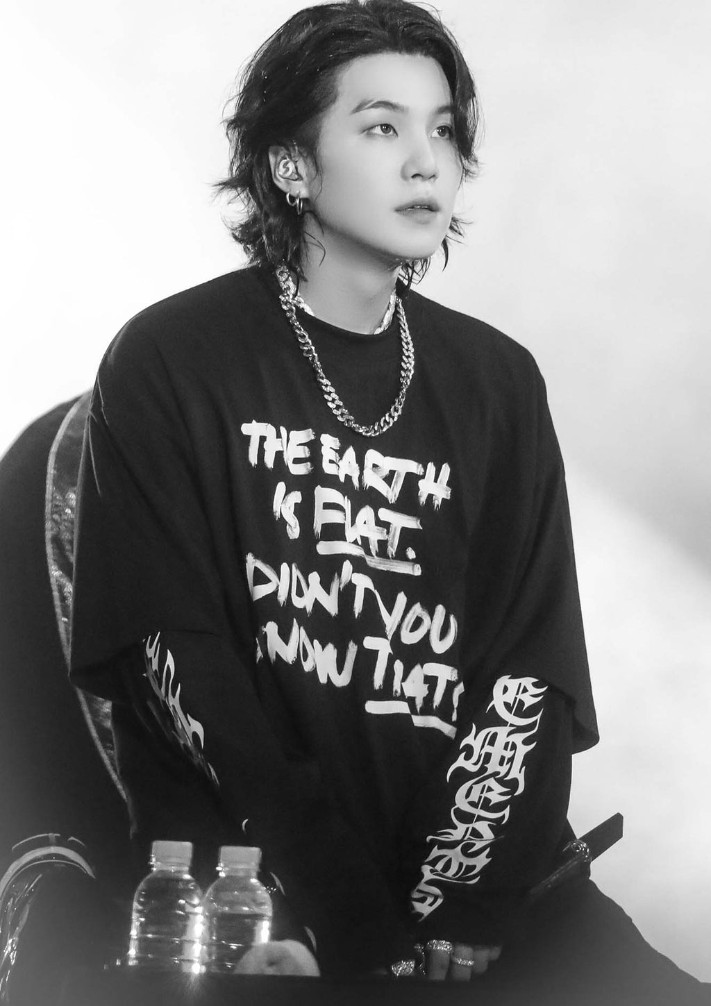 Suga The Earth Is Flat Oversized Tshirt