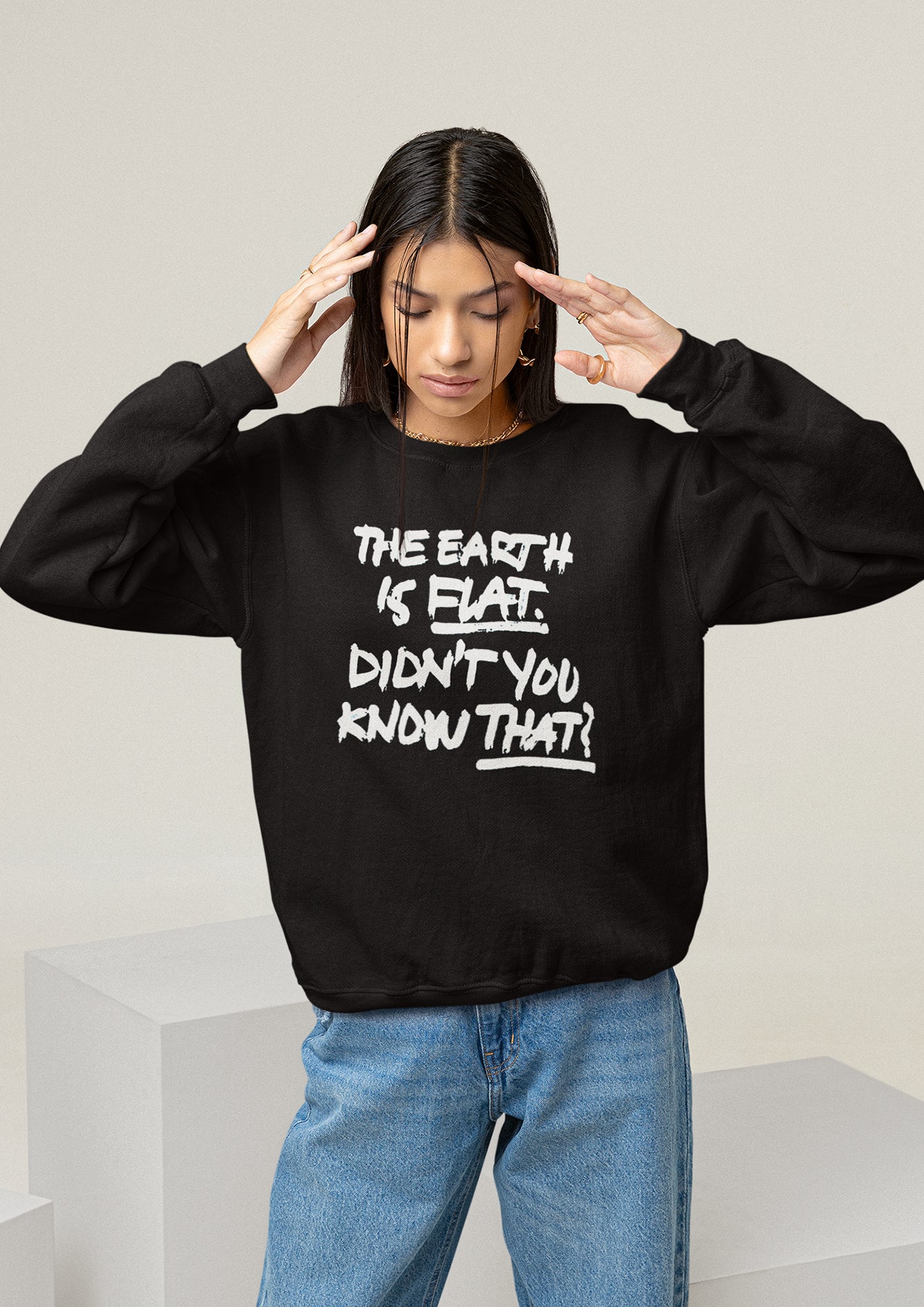 BTS Suga Earth Is Flat Unisex Sweatshirt