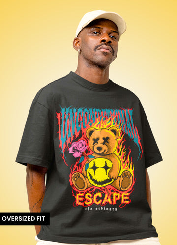 Bear Streetwear Oversized Unisex T-shirt #7