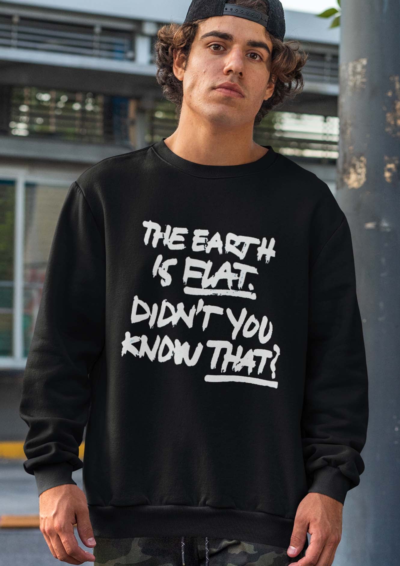 BTS Suga Earth Is Flat Unisex Sweatshirt