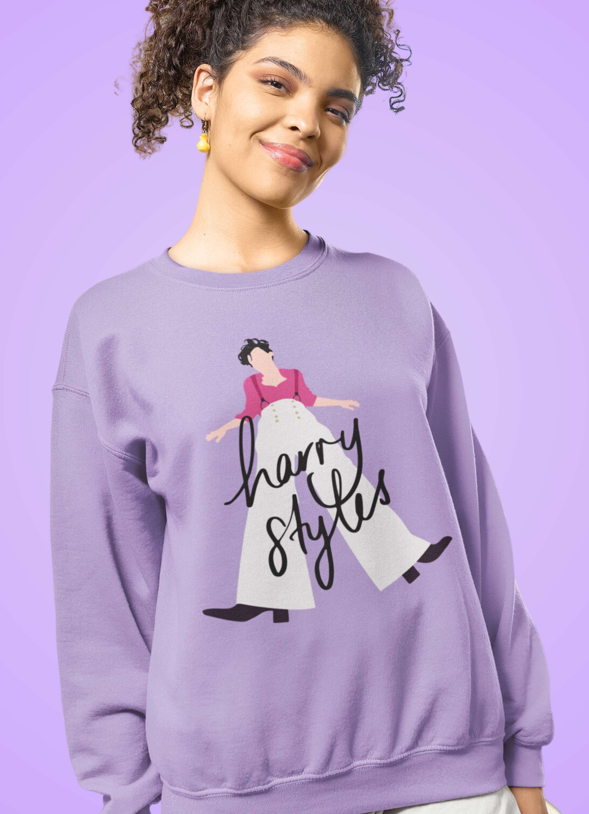 Harry styles pink on sale sweatshirt