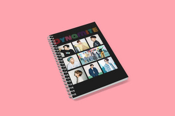 BTS - Dynamite Collage  A5 Notepad