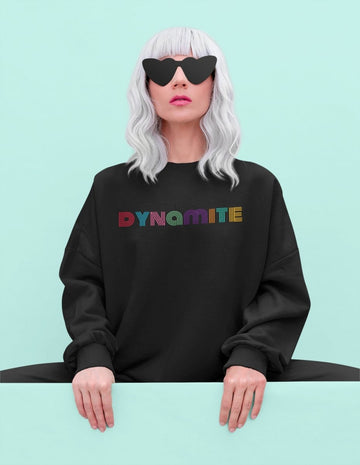 BTS - Dynamite Logo Unisex Sweatshirt