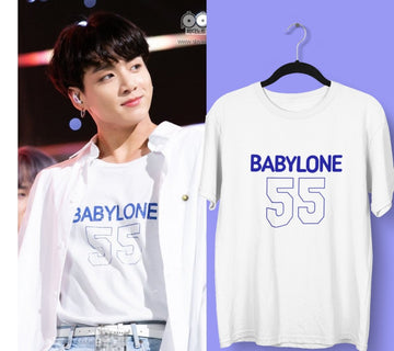BTS Jungkook Babylone 55 Oversized Tshirt Unisex