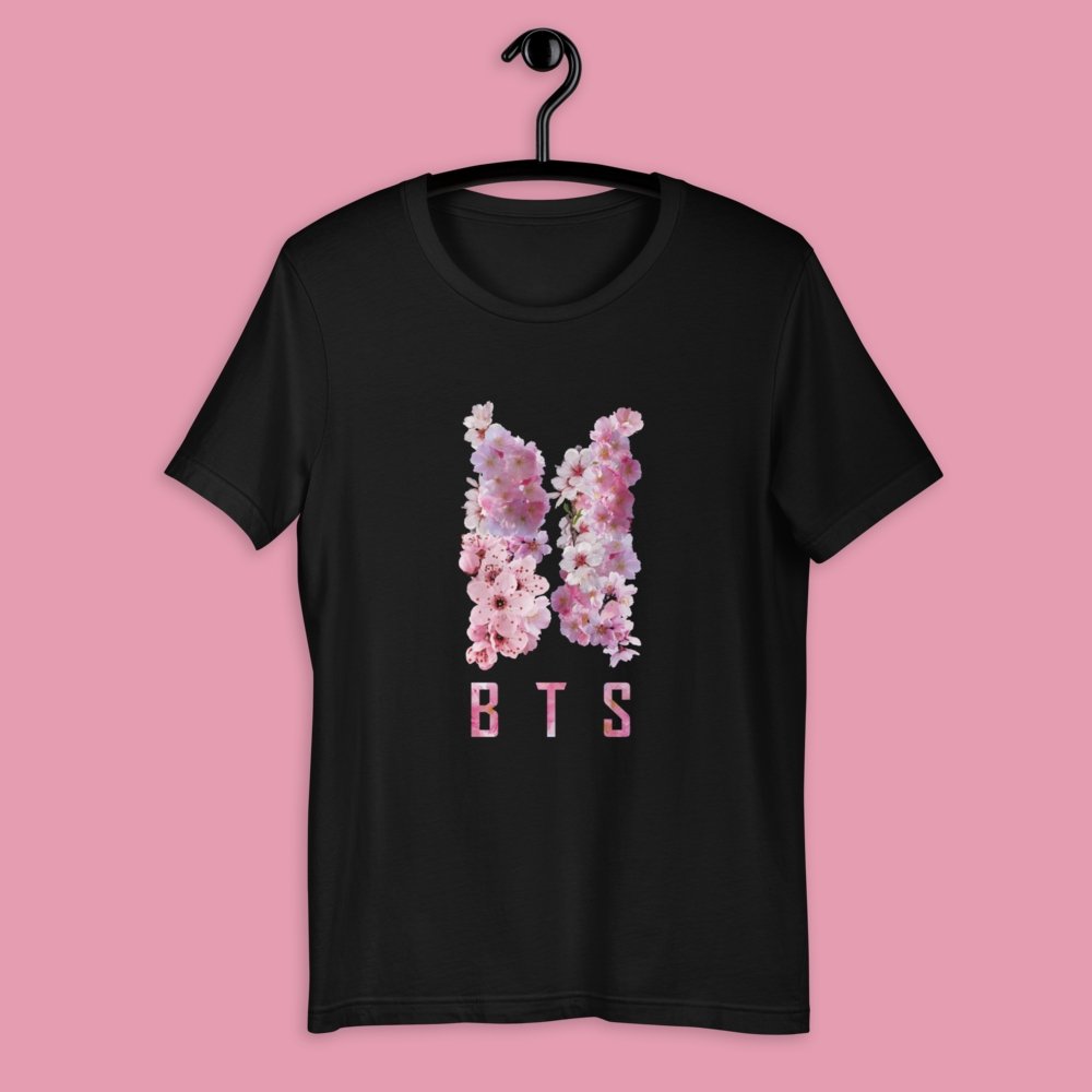 BTS - Pink Flower Women Tshirt