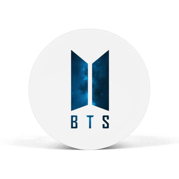 BTS Plain Blue Galaxy Logo  Pop Socket
