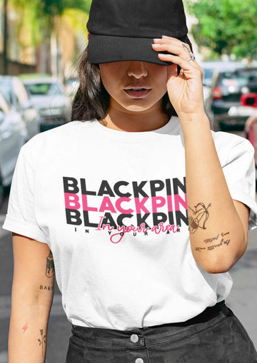 BLACKPINK Triple Logo Tshirt