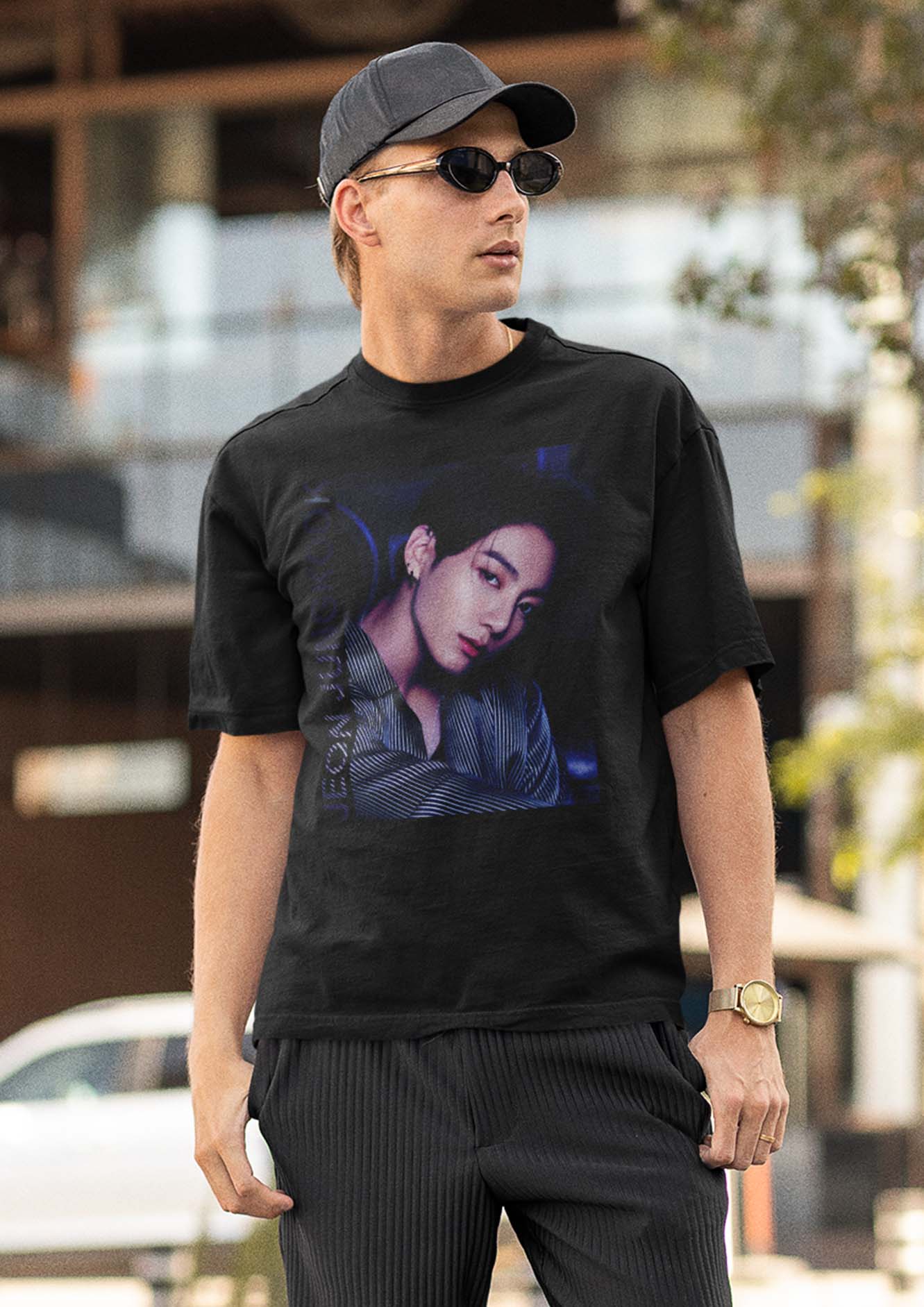 BTS Be Portrait Black Unisex Tshirt