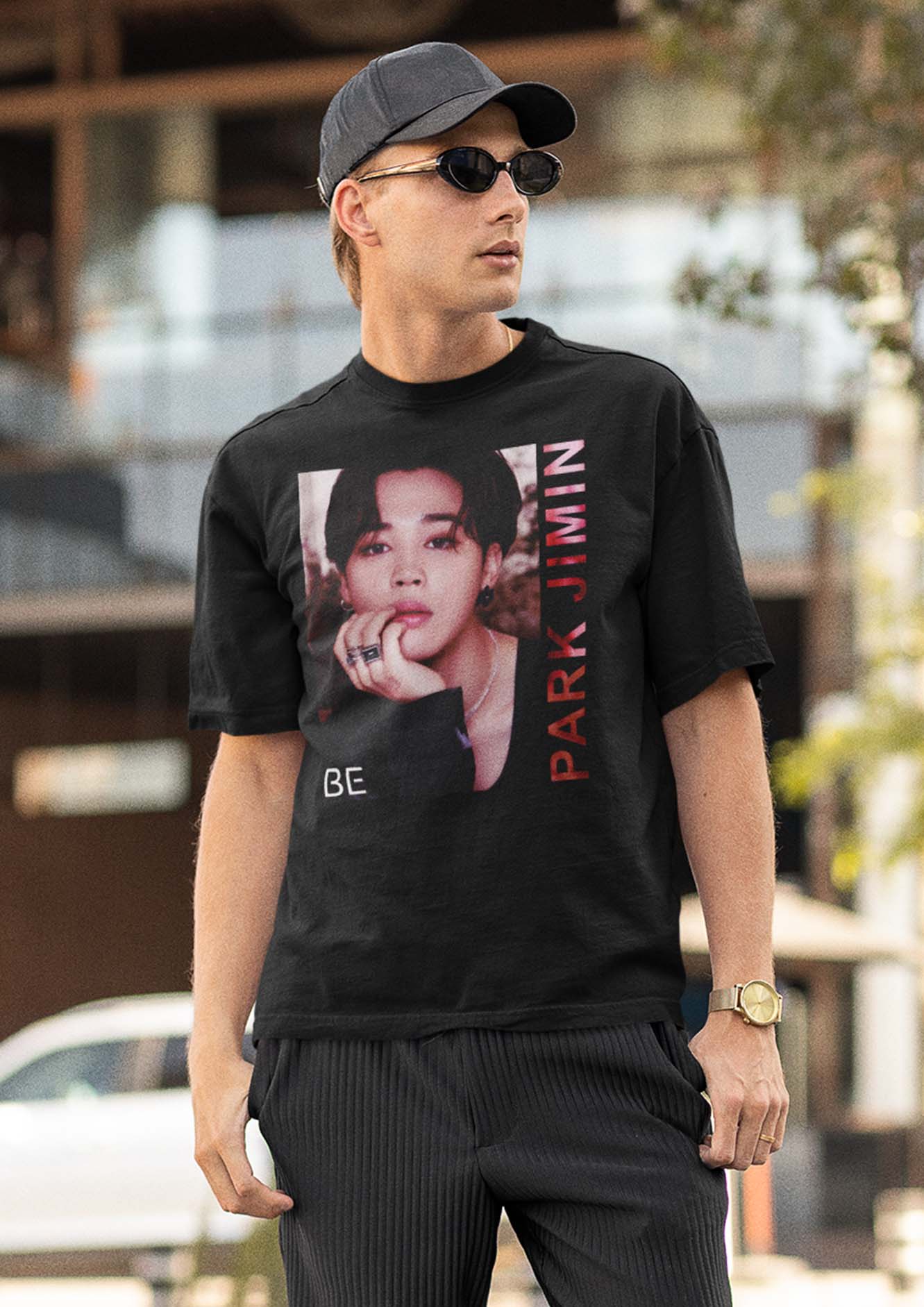 BTS Be Portrait Black Unisex Tshirt