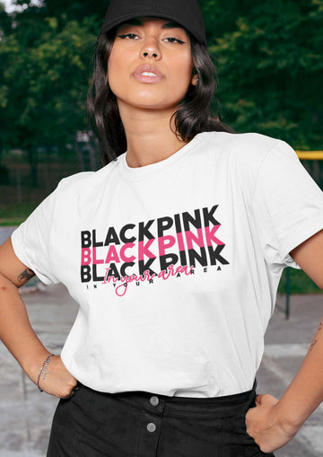 BLACKPINK Triple Logo Tshirt